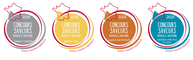 Medailles concours saveurs nouvelle aquitaine